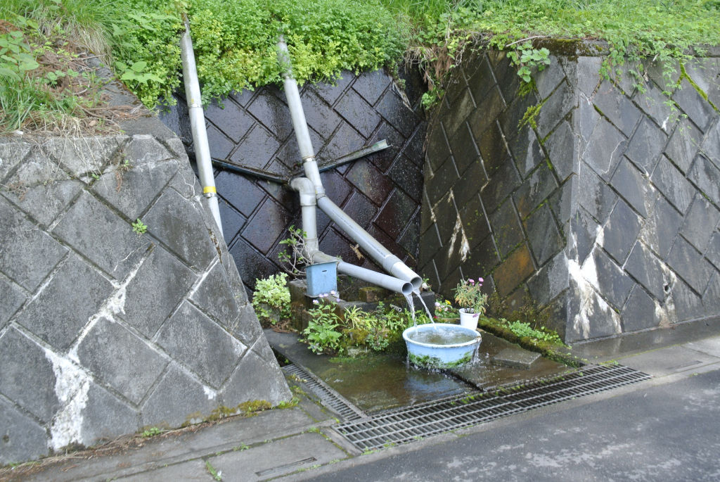 埼玉県秩父市・不動名水近くの湧き水