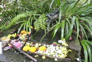 山梨県甲府市・武田神社 姫の井戸