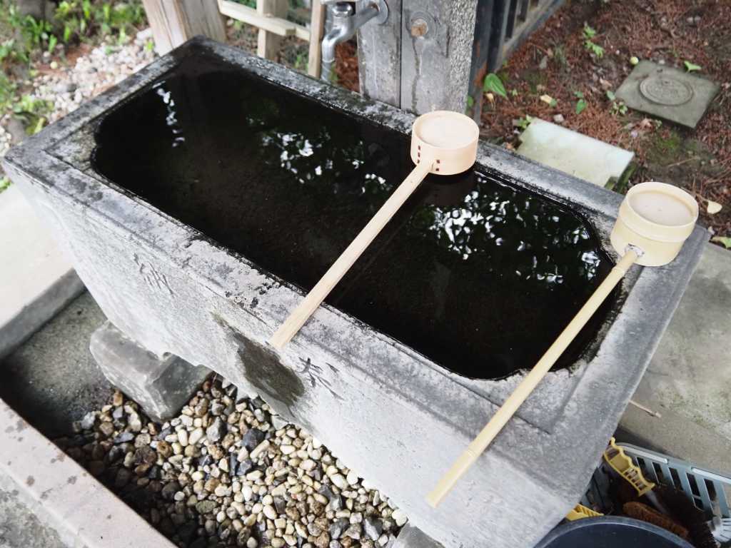 埼玉県さいたま市・田島氷川社 手水舎